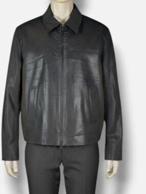 Diesel Men's Black Vintage J-Kane Coach Jacket Size 50